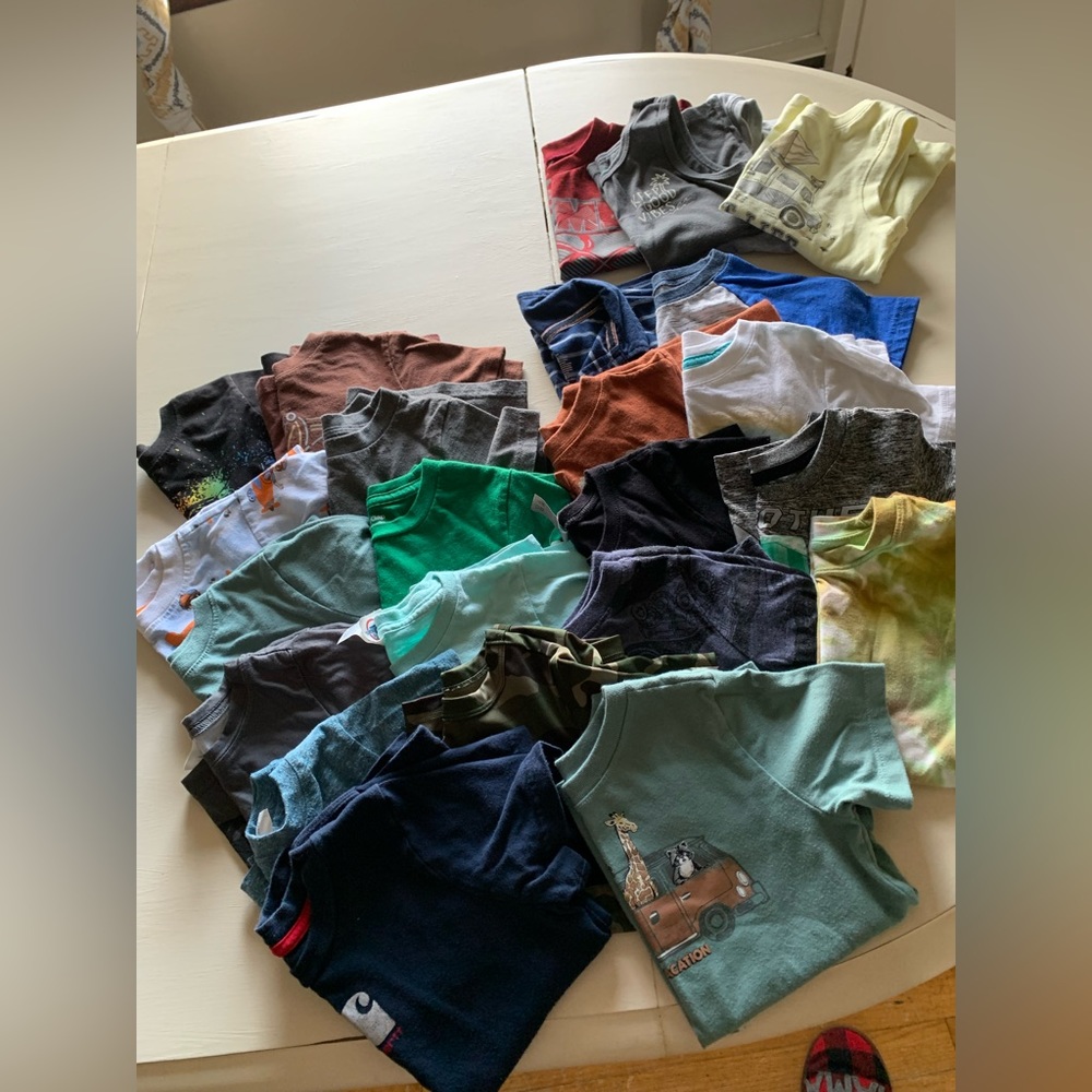 COPY - Boys 4T lot summer shirts